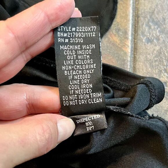 BCX Girl Black White Rhinestone Dressy Party Dress 12 - Picture 10 of 12